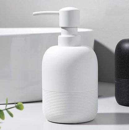 GalDal White Soap Lotion Dispenser with A Spare Pump,Liquid Hand Soap Dispenser Sets for Bathroom Countertop,2pcs/Set Soap Dispenser for Kitchen - Image 2