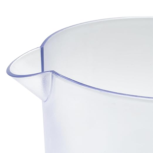 G.E.T. Heavy-Duty 1 Gallon Plastic Pitcher with Lid, Clear, BPA Free - Image 3