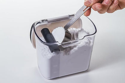 ProKeeper 1 Quart Airtight Powdered Sugar Storage Container – Grey, BPA-Free Plastic - Image 3
