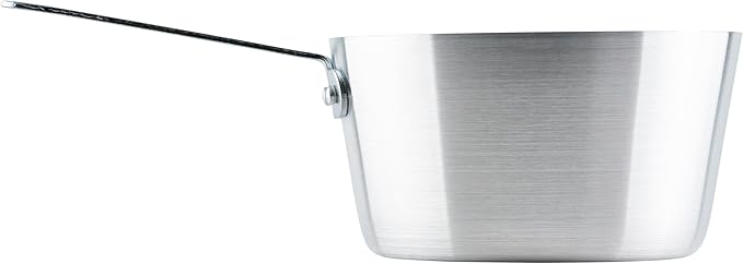 Winco Heavy-Duty Aluminum Tapered Sauce Pan, 3mm, 4.25 Quart - Image 2