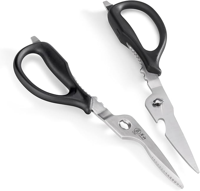 Cangshan 503343 9-inch Heavy-Duty Come-Apart Kitchen Shears with Guard - Image 3