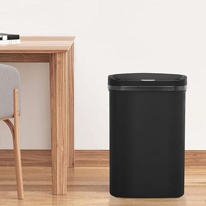 FDW Garbage Can 13 Gallon 50 Liter Kitchen Trash Can for Bathroom Bedroom Home Office Automatic Touch Free High-Capacity with Lid Waste Bin - Image 6