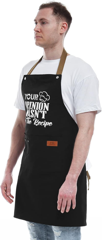 Gifts For Men, Women, Father's Day Gifts, Gifts for Dad, Husband, Boyfriend, Brother, Mom, Wife, Girlfriend, Unique Birthday Gifts, Humor Apron for friends,Bff, Kitchen Chef Aprons Baking Gifts