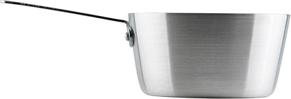 Winco Heavy-Duty Aluminum Tapered Sauce Pan, 3mm, 3.75 Quart - Image 2