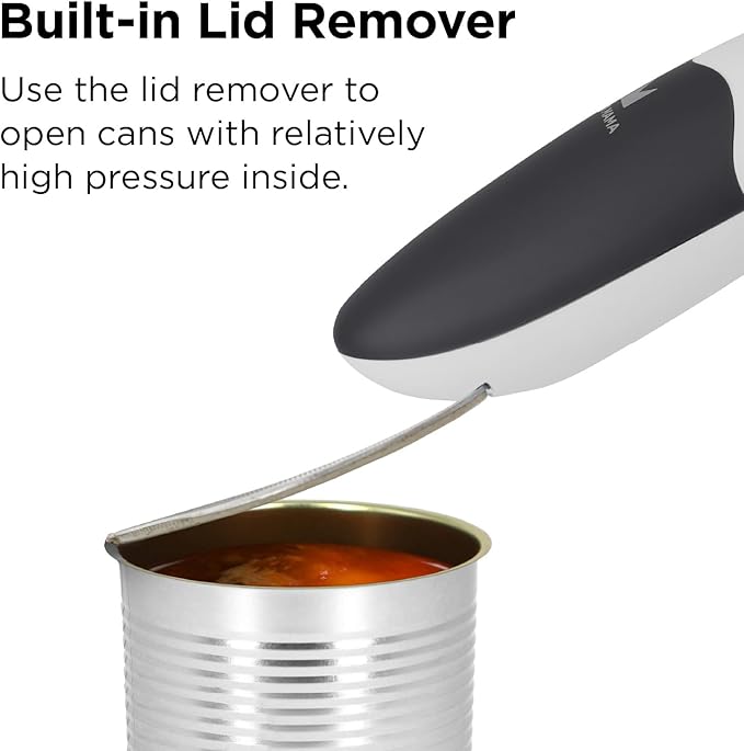 Kitchen Mama Auto 2.0 Electric Can Opener: Blade Opens Almost Any Can Pop or Soda Can - Automatic, Hands Free, Safe, Smooth Edge, Lid Remover, Battery Operated, Cordless, YES YOU CAN (Onyx Mist) - Image 6