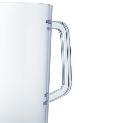 G.E.T. Heavy-Duty 1 Gallon Plastic Pitcher with Lid, Clear, BPA Free - Image 4
