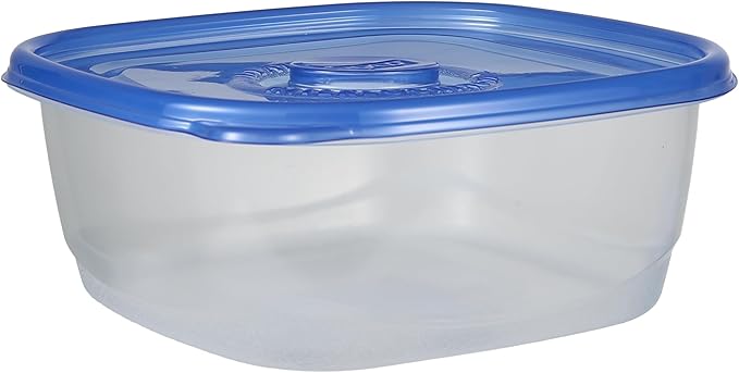 Glad GladWare XL Square Food Storage Containers with Lock Tight Lids, BPA-Free Family Size Plastic Containers for Leftovers, Meal Prep, and Freezer Storage, Dishwasher Safe, 104 Oz, 3 Count - 3 Pack - Image 4