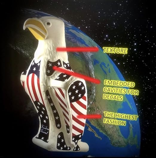 Freedom Funnel – Patriotic Eagle Beer Funnel with American Flag Design – 60oz Capacity and Smooth, Fast Pour – Made in USA – Durable, Washable Plastic – Patriotic Party Starter - Image 7