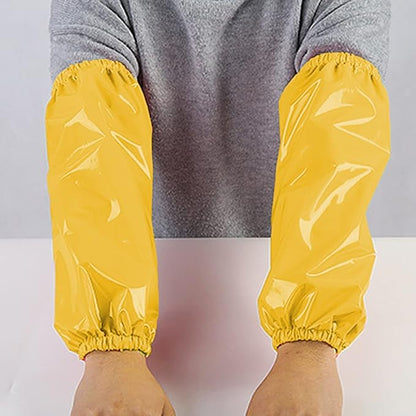 ELEBOX Waterproof Oil Proof Bib Apron Utility Apron Chemical Resistant Apron with Sleeve Work Apron Ultra Lightweight - Image 5