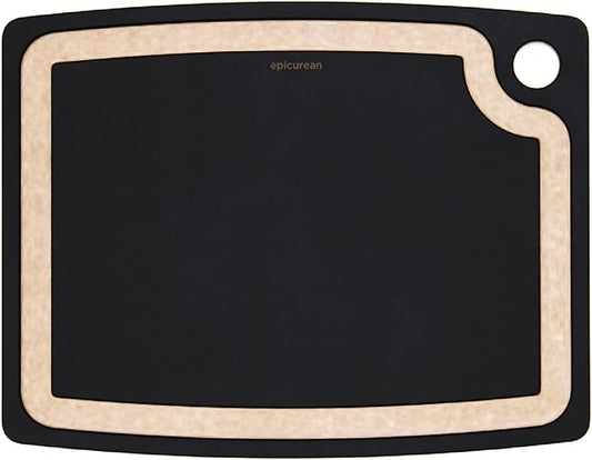 Epicurean Gourmet Series Cutting Board with Juice Groove 14.5-Inch by 11.25-Inch, Slate/Natural by Epicurean