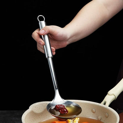 Stainless Steel Ladle, Berglander Soup Ladle, Cooking Ladle, Kitchen Ladle, Metal Soup Spoon For Cooking Non-Stick And Heat Resistant, Dishwasher Safe, Easy to Clean - Image 8