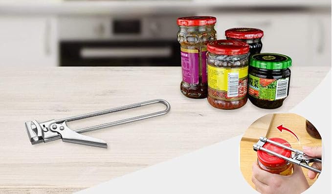 Master Jar & Bottle Opener,Adjustable Multifunctional Stainless Steel Can Opener Jar Lid Gripper,Manual,Kitchen Accessories（1PCS） - Image 6