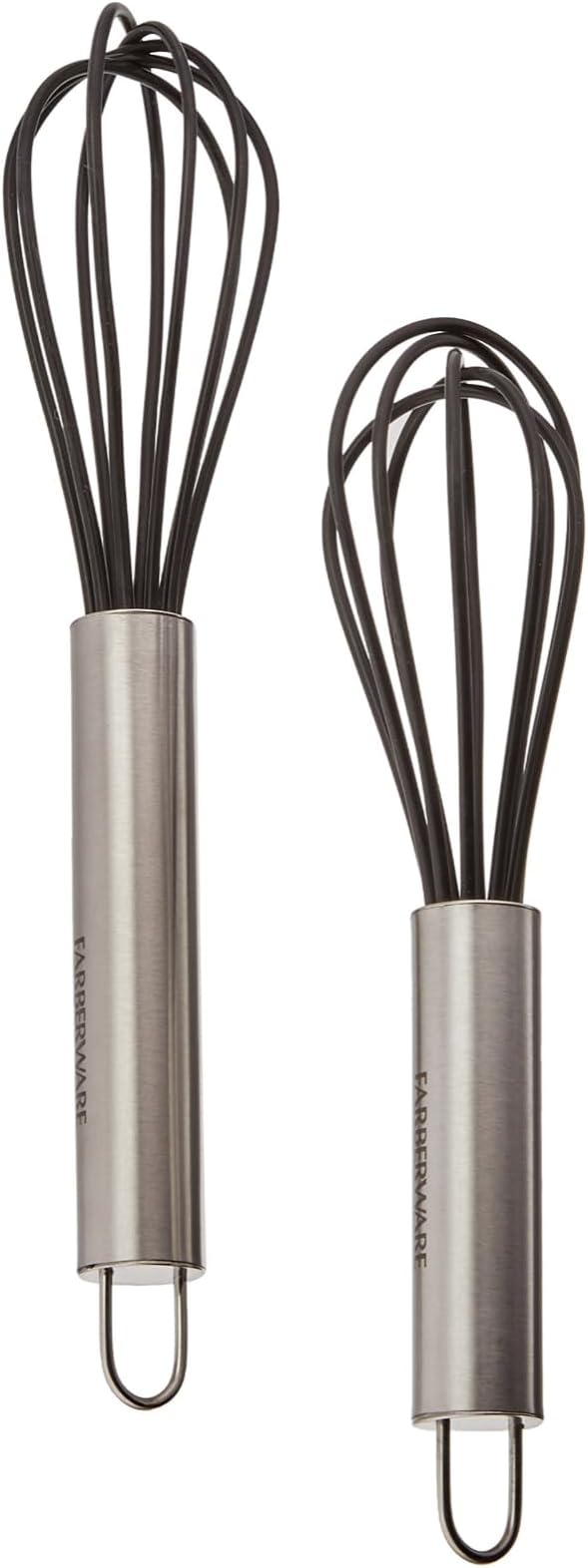 Farberware Professional Silicone Mini Whisks (Set of 2), Black - Image 2