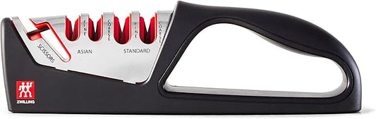 ZWILLING Razor-Sharp 4-Stage Pull Through Knife Sharpener with Shear Sharpener by Zwilling