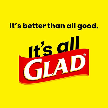 Glad ForceFlex MaxStrength Kitchen Trash Bags, 20 Gal, Fresh Clean Febreze, 80 Ct (Package May Vary) (Pack of 3)