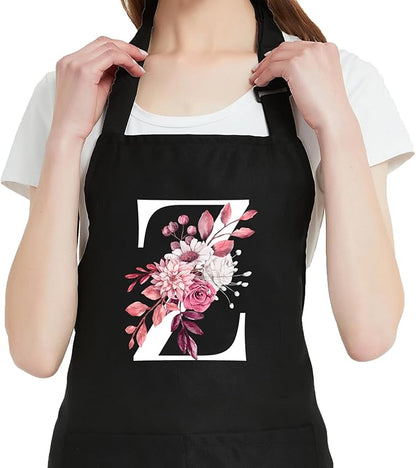 Personalized Aprons for Women with Pockets, Cute Aprons for Women Chef Baking, Cooking Gifts for Mom Birthday