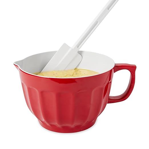 Rubbermaid Commercial Products Scraper Spatula/Food Scraper 13.5-Inch Dishwasher Safe White Heavy Duty Rubber Silicone Spatula for Resturant/Home Cooking/Baking - Image 3