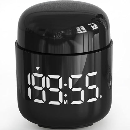 Digital Kitchen Timer,Countdown Countup Timer with Large LED Display Volume Adjustment,Timer for Cooking, Classroom Time for Kids and Teachers. (Black) by MeesMeek