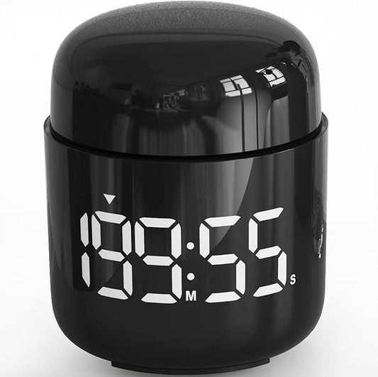 Digital Kitchen Timer,Countdown Countup Timer with Large LED Display Volume Adjustment,Timer for Cooking, Classroom Time for Kids and Teachers. (Black) by MeesMeek