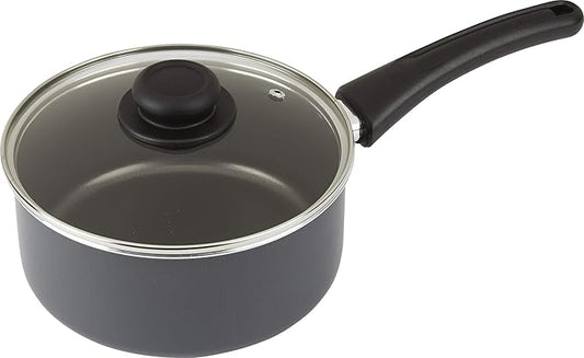 GoodCook Everyday Sauce Pan with Lid, 3 Quart, Black by GoodCook