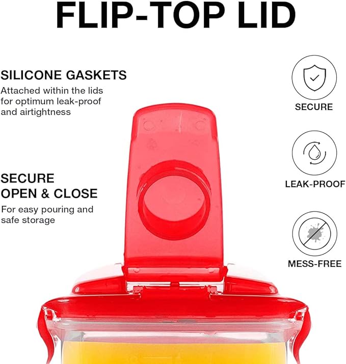 LocknLock Aqua Fridge Door Water Jug | Clear Pitcher | BPA Free Plastic Pitcher with Lid | 3 Quart Pitcher with Lid for Water, Juice, Tea & More Beverages, Red - Image 5