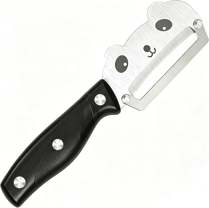 Multifunctional Vegetable Peeler, Stainless Steel Curved Blade Peeler with Ergonomic Handle for Potato, Pumpkin, Melon, Fruit, Kitchen Gadget by ANMIOUHOME