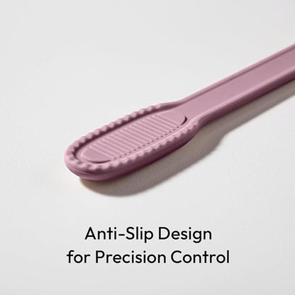 carrotez Silicone Cooking Kitchen Tongs, Anti-Slip,Non-Scratch Serving Tongs 9.25 Inches - Dark Pink