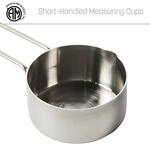 American METALCRAFT, Inc. 1/3 Stainless Steel Measuring Cup, Silver - Image 5