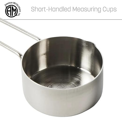 American METALCRAFT, Inc. 1/3 Stainless Steel Measuring Cup, Silver - Image 5