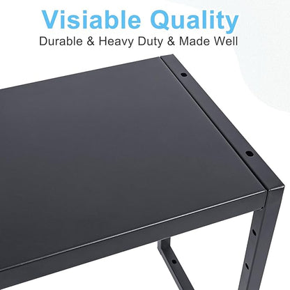 Expandable Metal Storage Shelves, 110LBS Heavy Duty Shelving Units and Storage For Pots Pans Small Appliances, Adjustable Metal Storage Shelf Rack For Kitchen Cabinets Closet Pantry Warehouse Garage - Image 8
