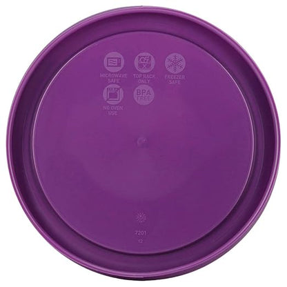 Pyrex 7201-PC Round 4 Cup Storage Lid for Glass Bowls (4, Purple) - Image 3