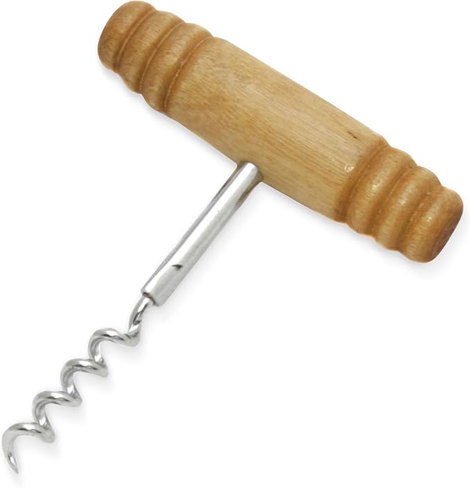 Chef Craft Select Corkscrew with Wooden Handle, 4 inch, Natural by ChefCraft