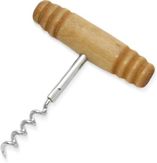 Chef Craft Select Corkscrew with Wooden Handle, 4 inch, Natural by ChefCraft