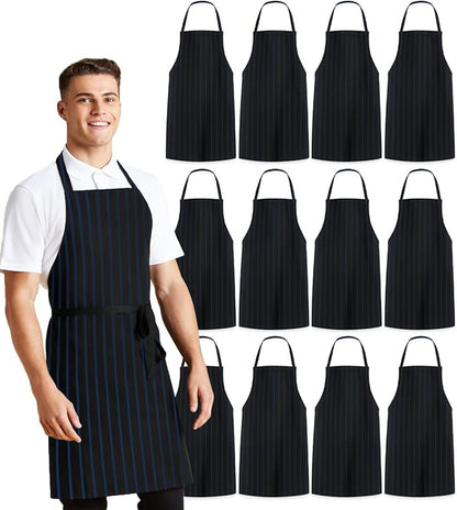 Avalon Kitchen Aprons for Men - 100% Polyester Chef Apron Women with Extra Long Ties - Cooking Aprons for Women & Mens Apron by Avalon+Kitchen