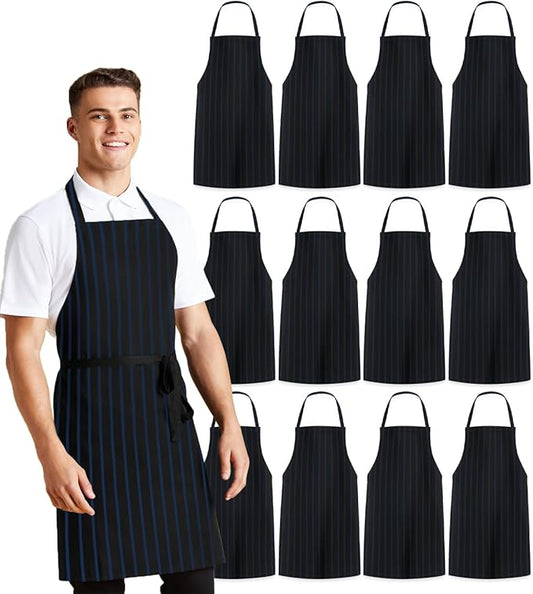 Avalon Kitchen Aprons for Men - 100% Polyester Chef Apron Women with Extra Long Ties - Cooking Aprons for Women & Mens Apron by Avalon+Kitchen
