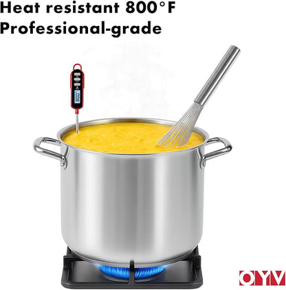 OYV 18/10 Stainless Steel Large Whisk, 17" Commercial Heavy Duty Whisk for Whipping Eggs, Mixing Batter, Making Sauces, Long Wisk Dishwasher Safe - Image 8