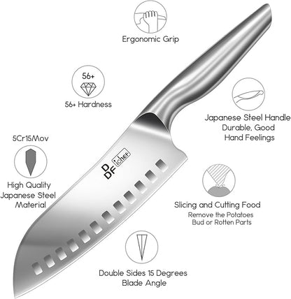 DDF iohEF Kitchen Knife Set, 4 Piece Professional Ultra Sharp Knives Set, Japanese High Carbon Stainless Steel Chef Knife Set for Home and Kitchen - Image 2