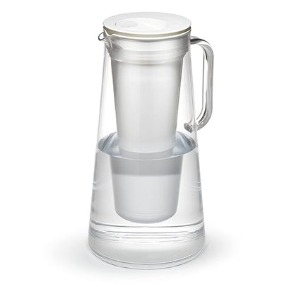 LifeStraw Home – Water Filter Pitcher, 10-Cup, White, BPA Free Designed for Everyday Protection Against Bacteria, parasites, microplastics, Lead, Mercury, PFAS and a Variety of Chemicals by LifeStraw