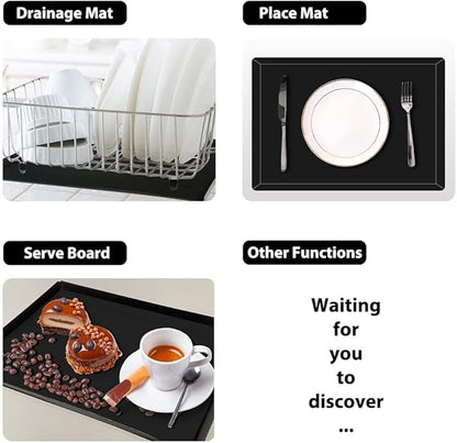 WK Flexible Plastic Cutting Boards Mats with Lip, Foldable Cutting Board for Kitchen Set of 3, Black Cutting Boards for Meat, Nonslip Cutting Mats Sheets, BPA Free, Dishwasher Safe - Image 7