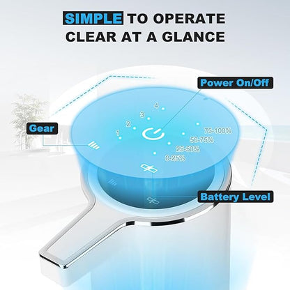Automatic Soap Dispenser Liquid Touchless: 13.52oz/400ml Wall Mounted USB Rechargeable - 4-Level Adjustable Modern Electric Hand Soap Dispenser - Kitchen Bathroom Kids Family White - Image 3