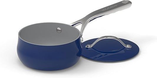 Cuisinart Culinary Collection Nonstick 1 Qt. Saucepan + Cover, Sapphire by Cuisinart