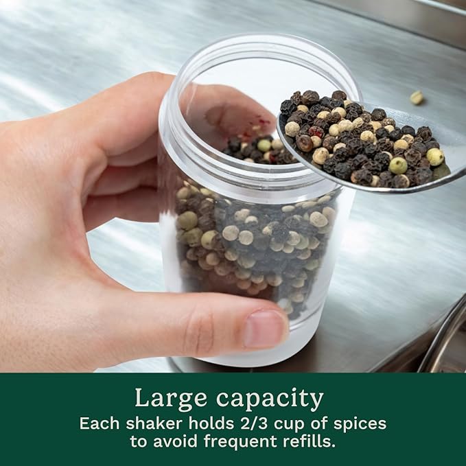 Cuisinart CSS-2424 Gravity Salt and Pepper Spice Mill with Blue LED Light, 2/3 Cup Capacity - Image 5