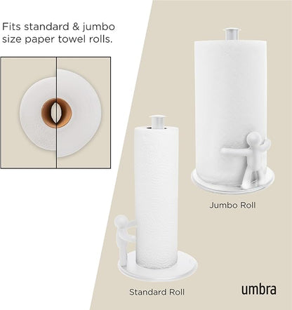 Umbra Buddy Countertop Paper Towel Holder, White - Image 6