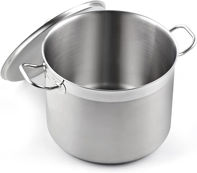 Cooks Standard Stockpots Stainless Steel, 24 Quart Professional Grade Stock Pot with Lid, Silver by CooksStandard
