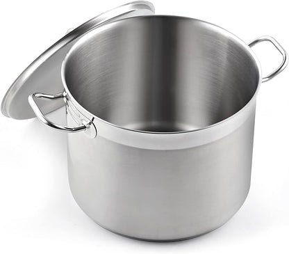 Cooks Standard Stockpots Stainless Steel, 24 Quart Professional Grade Stock Pot with Lid, Silver by CooksStandard