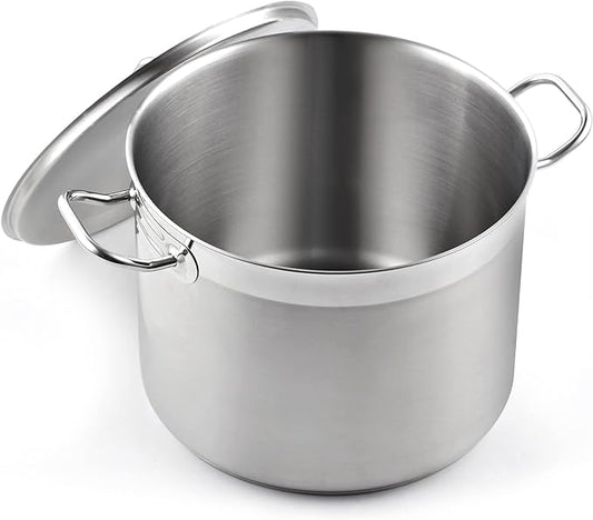 Cooks Standard Stockpots Stainless Steel, 24 Quart Professional Grade Stock Pot with Lid, Silver by CooksStandard