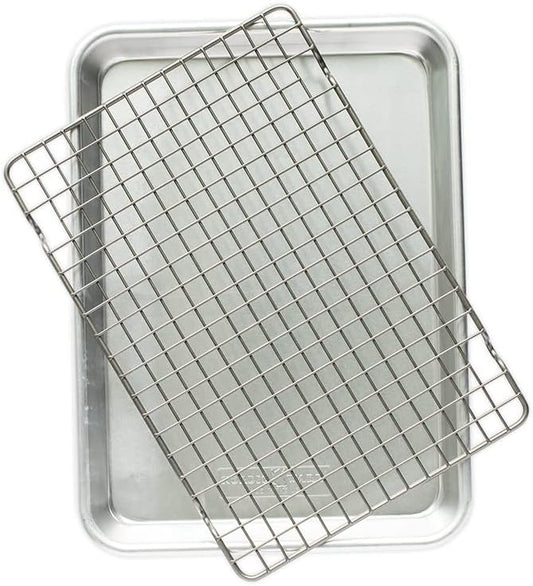 Nordic Ware Naturals® Quarter Sheet with Oven-Safe Nonstick Grid by NordicWare