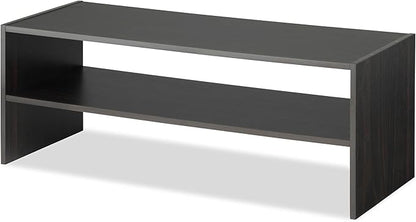 Whitmor Stackable 2-Tier Shoe Shelf, 31 inch, Espresso - Image 3