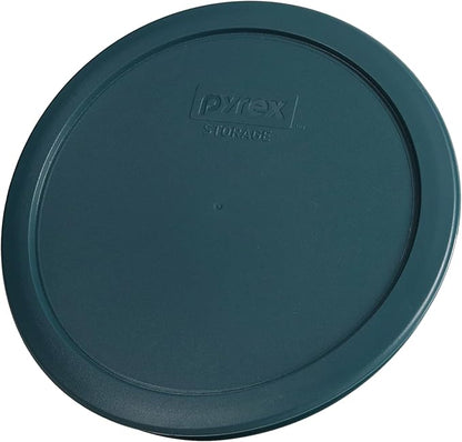Pyrex (2) 7202-PC 1 Cup White Mint, (2) 7200-PC 2 Cup Rosewater Pink, (2) 7201-PC 4 Cup Tranquil Green, (1) 7402-PC 6/7 Cup Tarragon Green Food Storage Replacement Lids – Made in the USA - Image 3