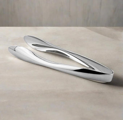 Cuisinox Polished Stainless Steel Serving Tongs, 9.5"